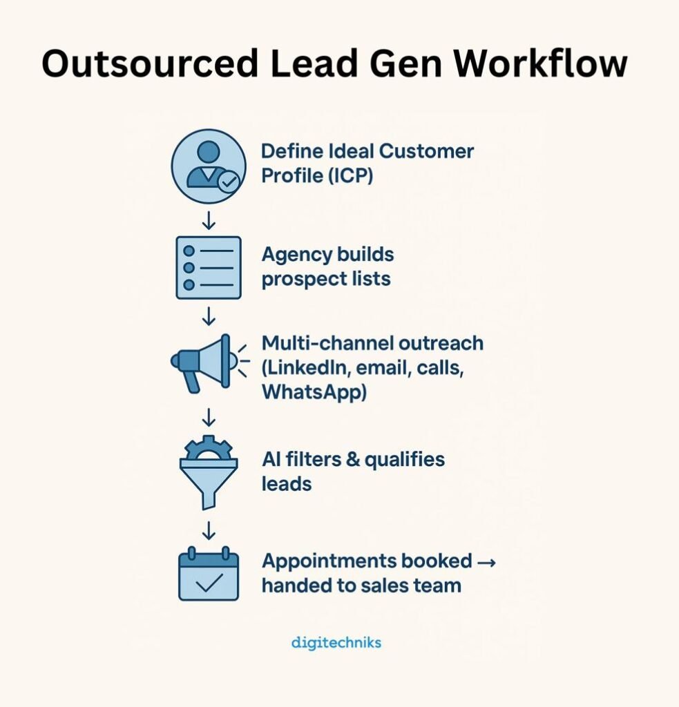 Outsourced Lead Generation Workflow